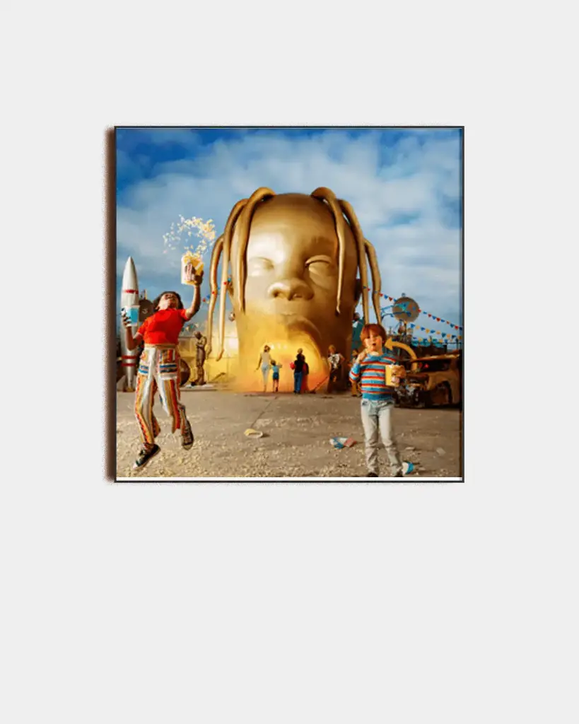 ASTROWORLD PLAQUE  (8 X 8 (inches))