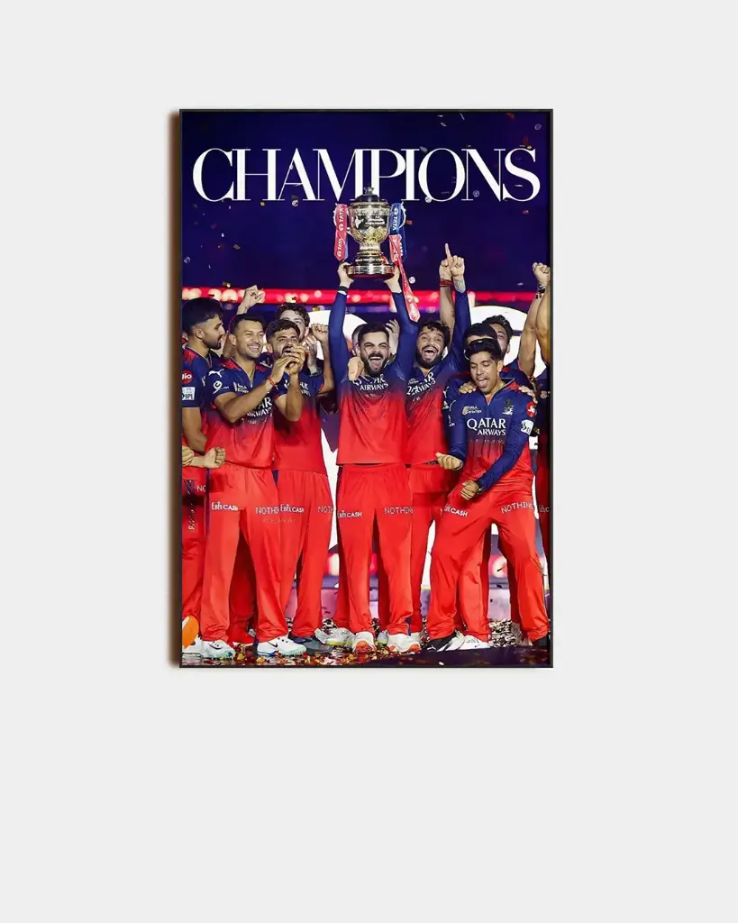 RCB IPL PLAQUE