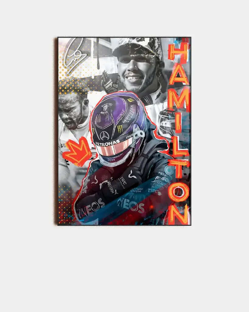 Lewis Hamilton Plaque