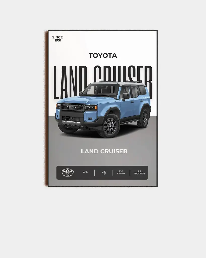 LAND CRUISER PLAQUE