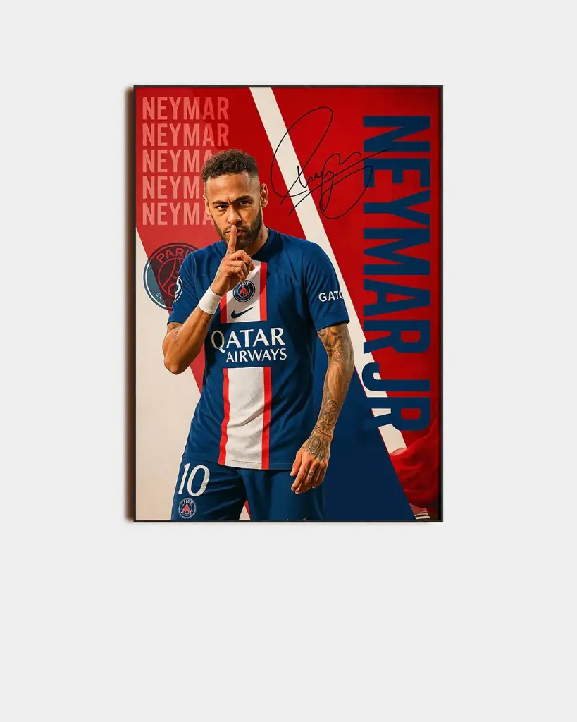 NEYMAR JR. PLAQUE 