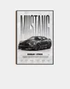 MUSTANG ACRYLIC PLAQUE 