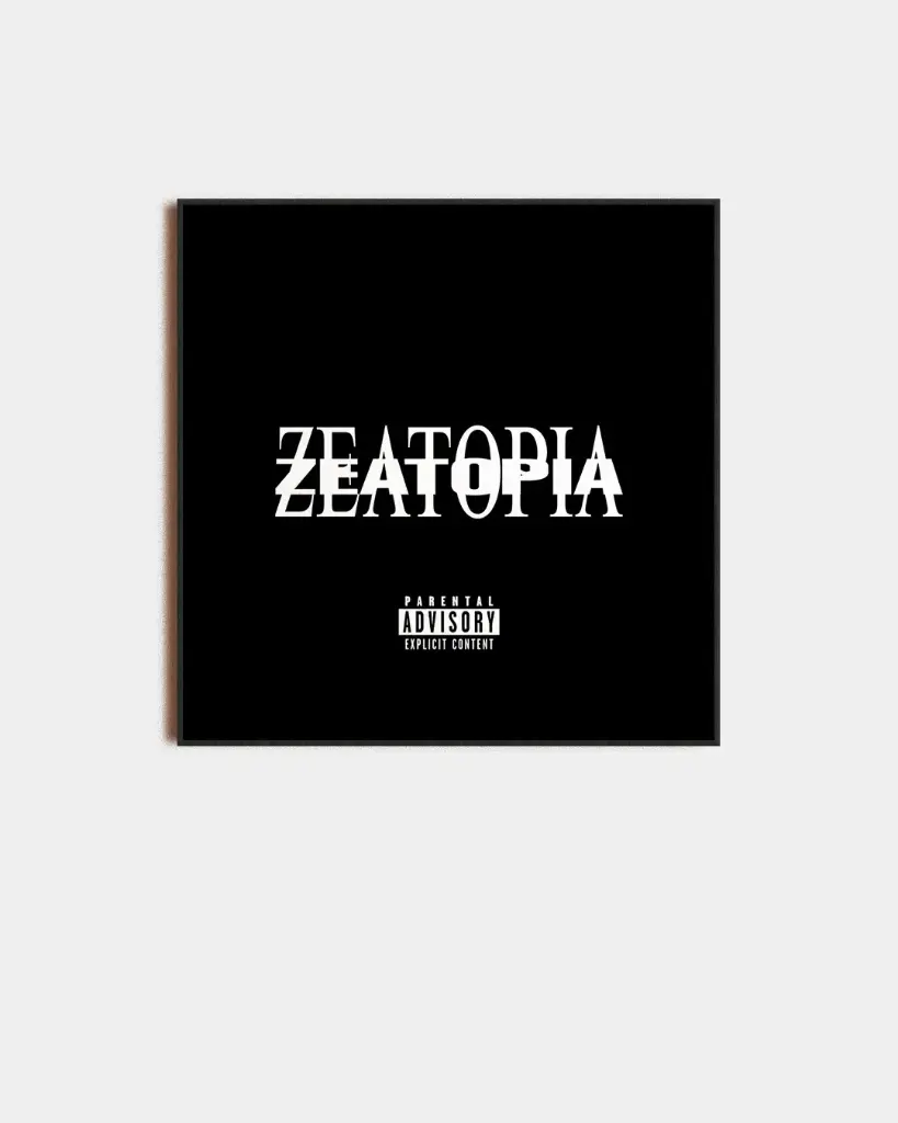 ZEATOPIA MIXTAPE PLAQUE (8 X 8 (inches))