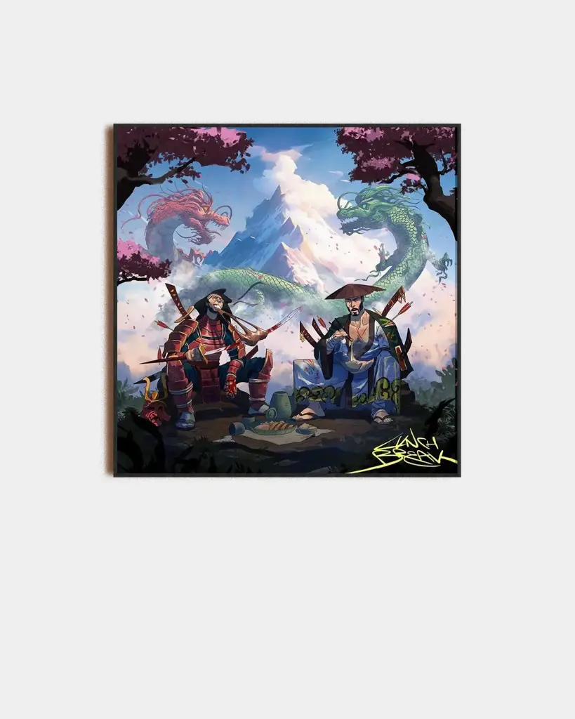 LUNCHBREAK MIXTAPE PLAQUE (8 X 8 (inches))