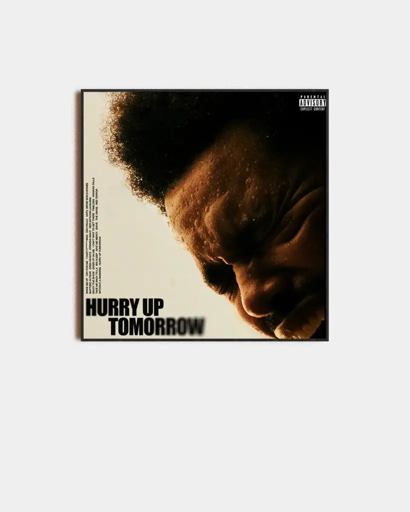 HURRY UP TOMORROW PLAQUE (8 X 8 (inches))